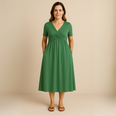 ANNELIES – AIRY A-LINE MAXI DRESS