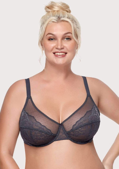 Unlined Comfort Unpadded Full Coverage Underwire Minimizer Bra