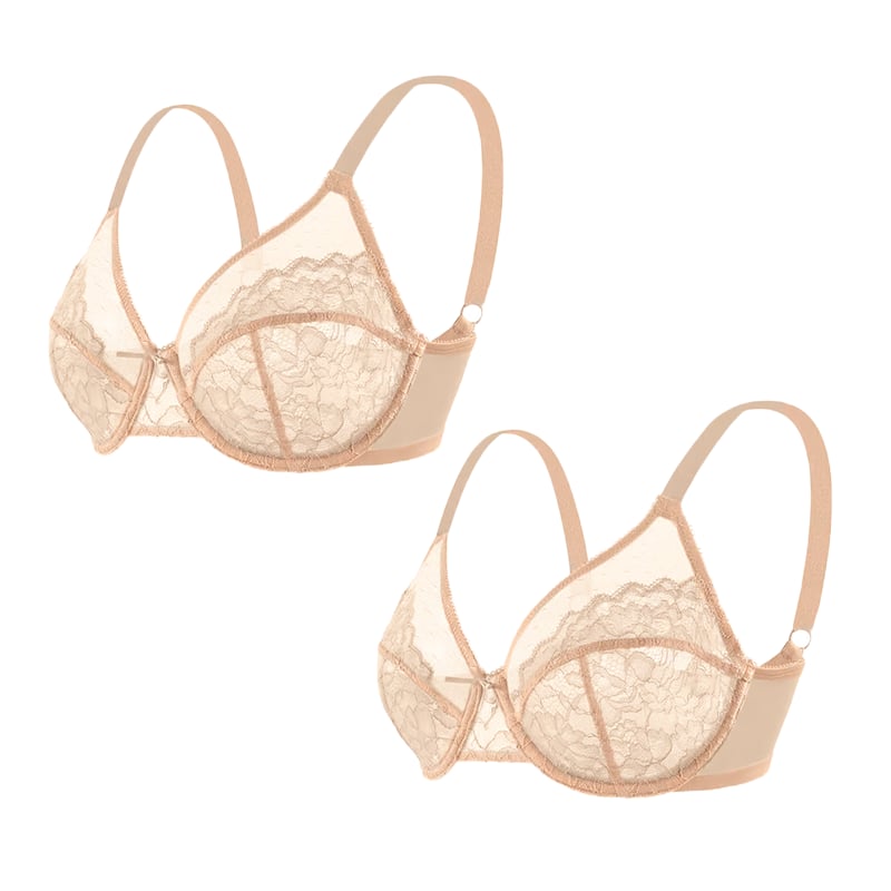 Unlined Comfort Unpadded Full Coverage Underwire Minimizer Bra