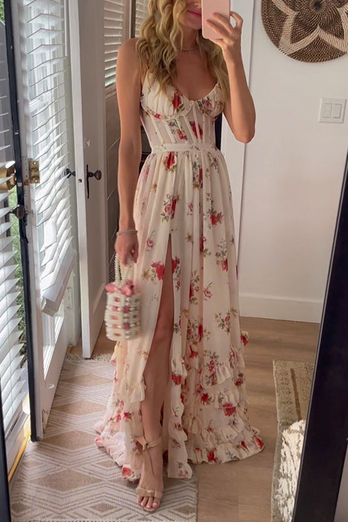 Irina™ - Long floral dress