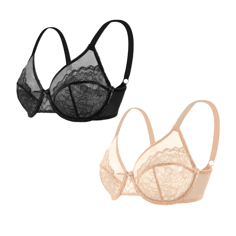 Unlined Comfort Unpadded Full Coverage Underwire Minimizer Bra
