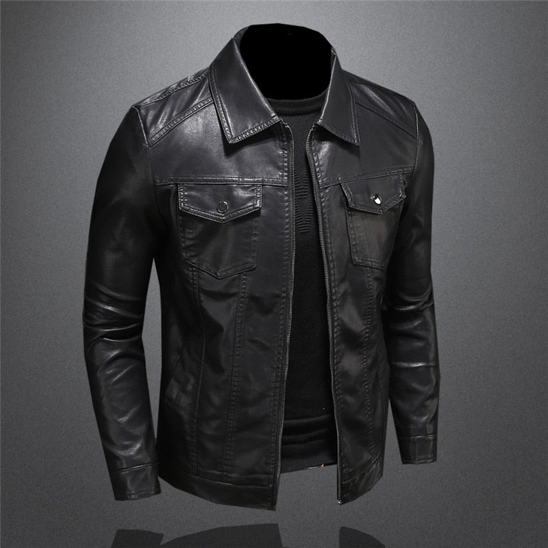 Luca™ - Classic comfortable leather jacket