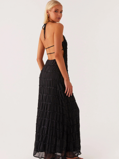 Paula™ | HALTERNECK MAXI DRESS