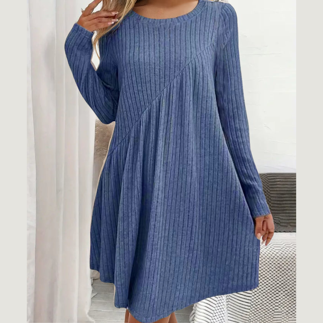 SOLVINA™ | SOFT-KNIT ELEGANCE DRESS