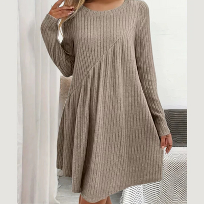SOLVINA™ | SOFT-KNIT ELEGANCE DRESS