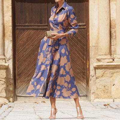 Dionne - Elegant Dress with V-Neck