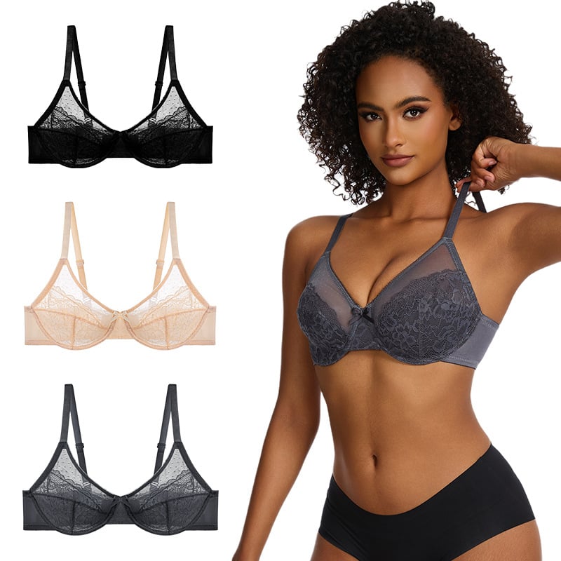 Unlined Comfort Unpadded Full Coverage Underwire Minimizer Bra