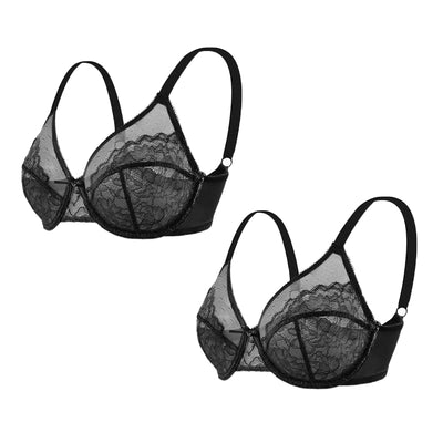 Unlined Comfort Unpadded Full Coverage Underwire Minimizer Bra