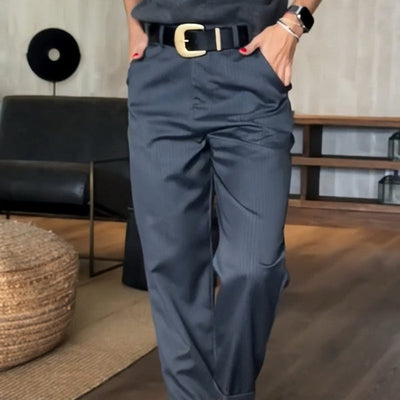 Annie - Elegant Striped Trousers