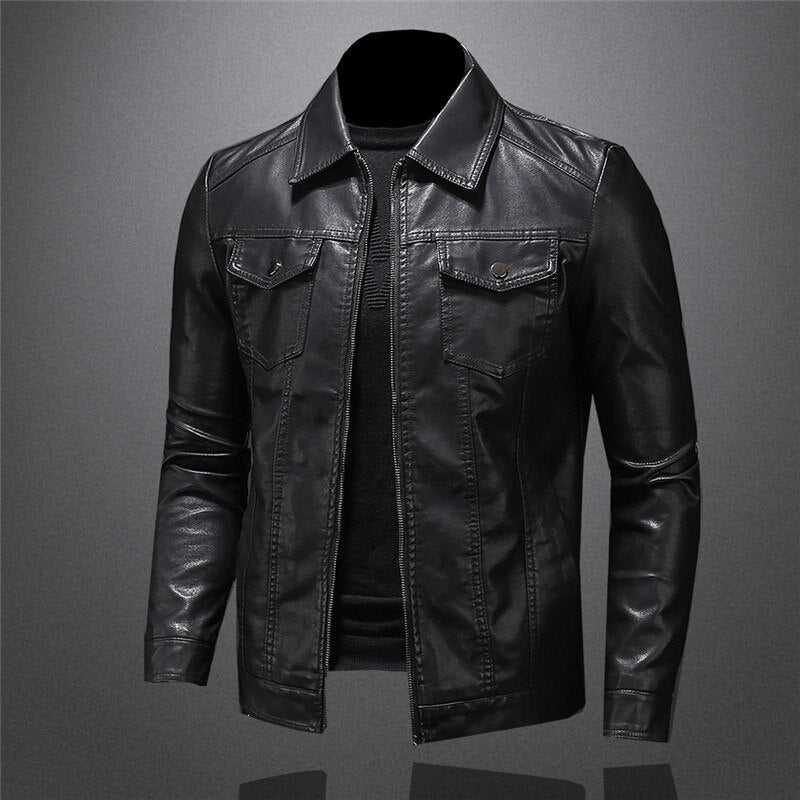 Luca™ - Classic comfortable leather jacket
